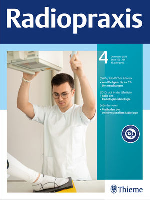 Titelblatt der Zeitschrift Radiopraxis